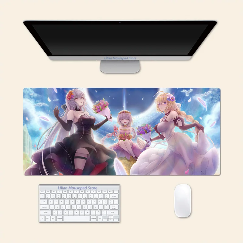 Sexy Jeanne D'arc- Fate Anime Large Mouse Pad Office Mousepad Creative Game Desk Mat Gift