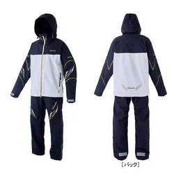 Waterproof Fleece Fishing Jacket and Pants Set for Men, Warm and Rainstorm-proof Clothing, Rock Fishing Suit, GM3687, New, 2Pcs