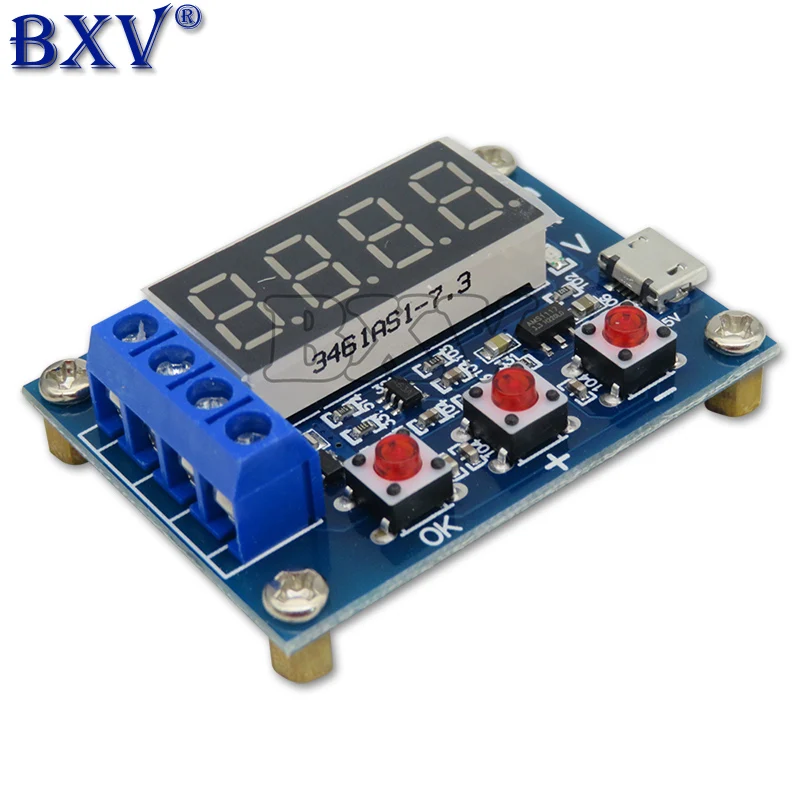 LED Digital Display 18650 Lithium Battery Power Supply Test Resistance Lead-acid Capacity Discharge Meter ZB2L3 Battery Tester