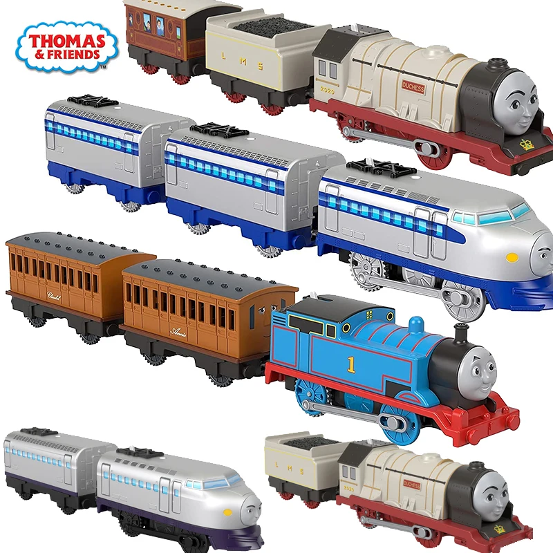 Originale Thomas and Friends Trackmaster treni elettrici motorizzati pressofuso 1:43 auto bambini ragazzi giocattoli per bambini regalo di compleanno