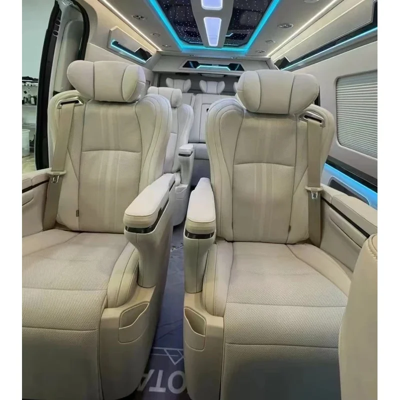 Durable Luxury VIP Adjustable Car Seat Chair For Hiace Mini Bus Interior Upgrade