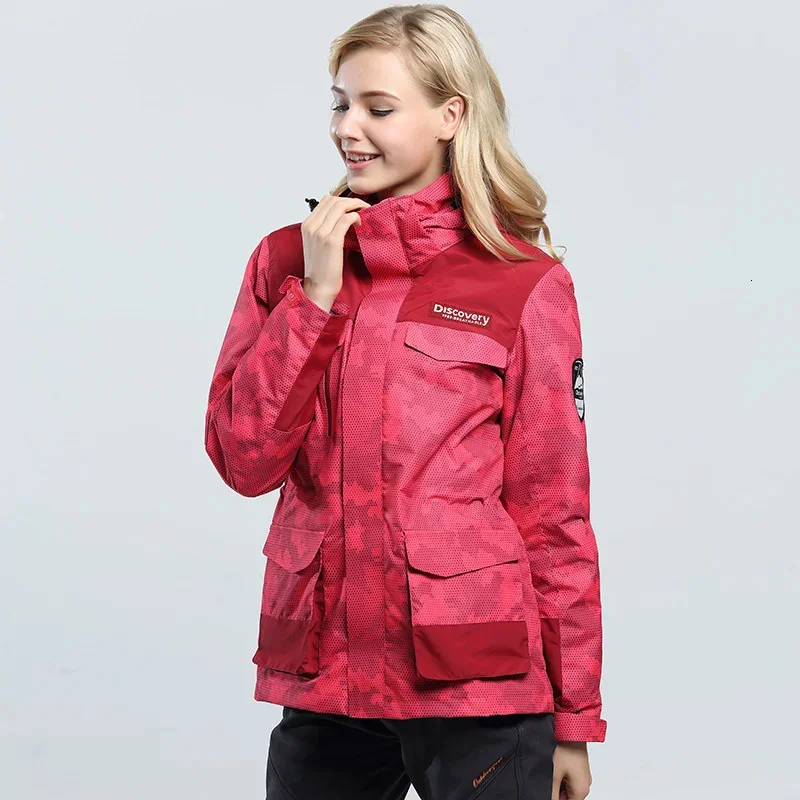 

Men Women Winter 3 In 1 Waterproof Cold-proof Windbreaker Outdoor Camping Hiking Trekking Coat Sport Lover Fishing Skiing Jacket