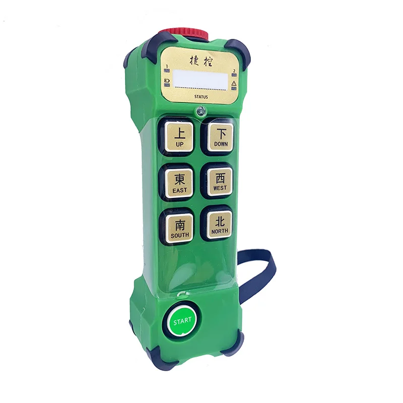 K600 6 buttons Industrial Wireless Radio Crane Remote Control switches Sensitive Hoist track Crane lift Controller