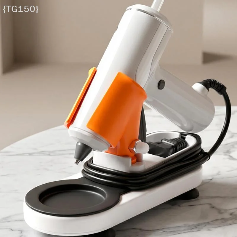 【TG150】Support pour colle chaude avec base stable antidérapante et conception résistante à la chaleur, organisateur d'outils portable pour le bricolage, l'artisanat et les réparations domestiques