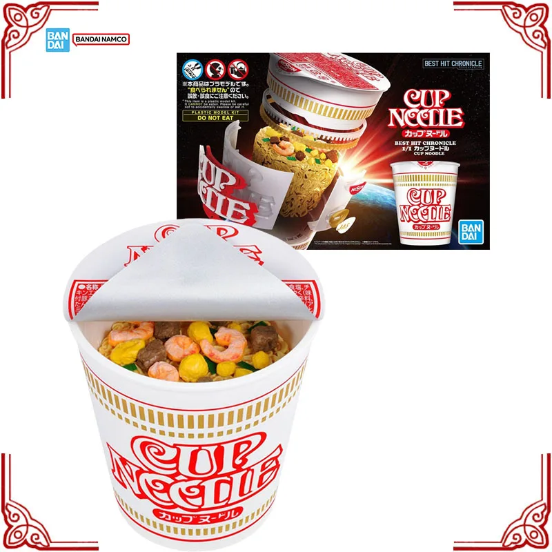 

In Stock Genuine Bandai Nissin Model Kit Best Hit Chronicle 1/1 Cup Noodle Anime Collection Assembly Model Toys Birthday Gifts