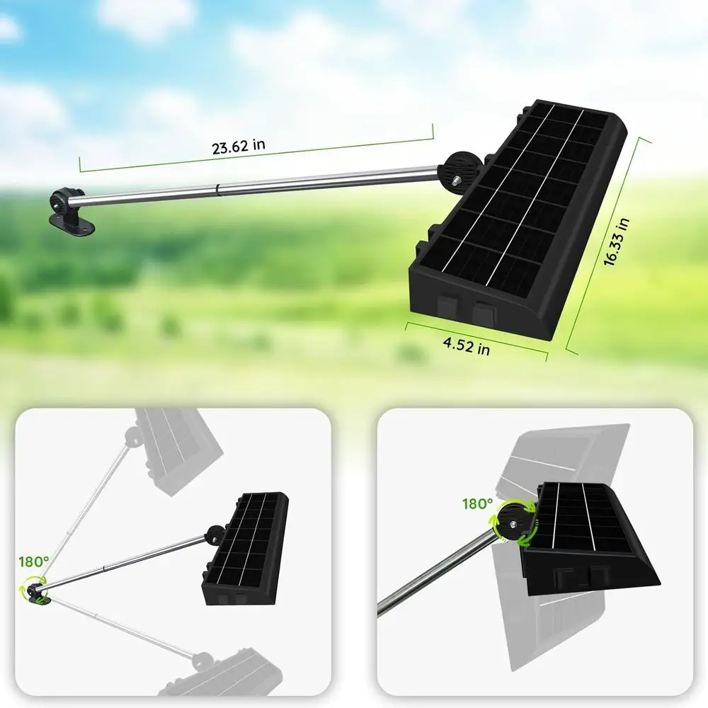 Lampu Rambu Luar Ruangan, 232 LED 5200 Lumen, Lampu Rambu 8000 mAh untuk Penerangan Billboard atau Bisnis, Real Estat, Toko, Halte Bus, HOA