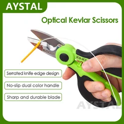 KS-K2 Kevlar Scissors TAWAA Fiber Optic Cut Tool Kevalr Cutter Hand Tool Stainless Steel Scissors Optical Wire Free Shipping