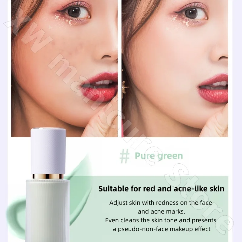 Meiyantang Isolationscreme, ein Hauch von Nicht-Gesichts-Make-up, vorgekreffende, feuchtigkeitsspendende und feuchtigkeitsspendende Textur, gleichmäßiger Hautton, 30 ml