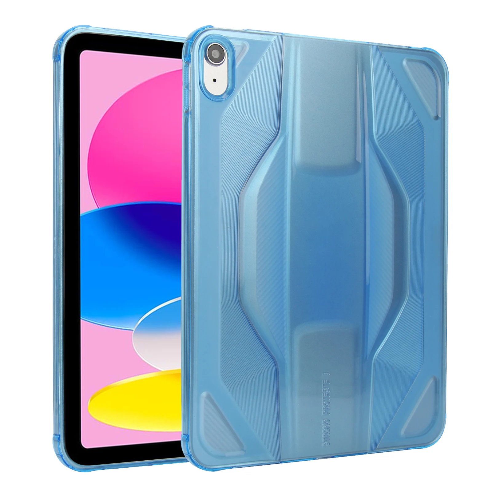 For iPad 5 6 7 8 9 10 Pro 11 Mini Air 1 2 3 4 5 2018 2020 2021 2022, Soft TPU All-over Protection Shockproof Back Cover Case