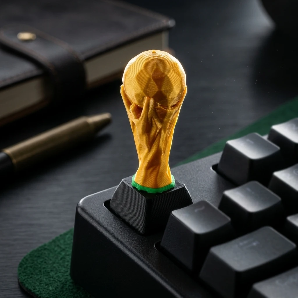Football trophy design  Mechanical keyboard keycaps Custom Keycaps Cross Axis PC Gaming Keyboard Peripherals Collection Gift