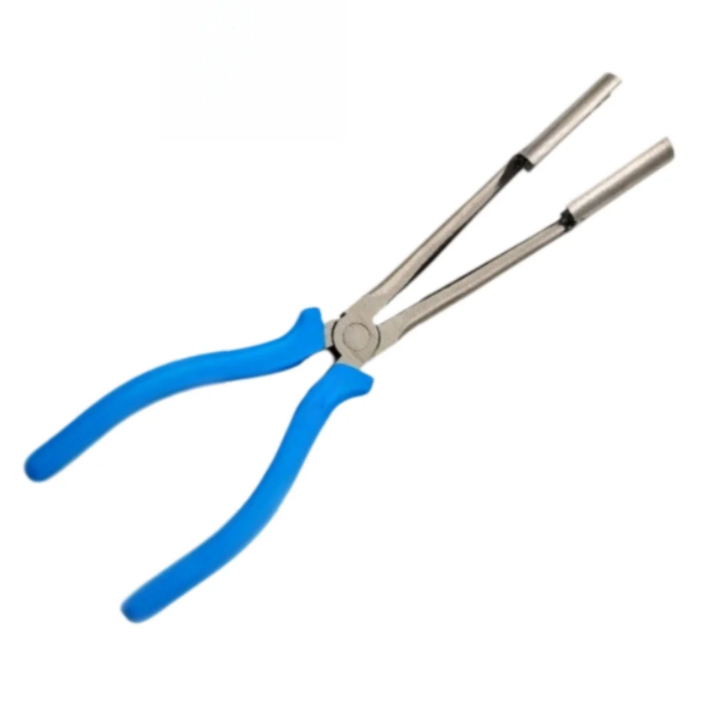 2 pcs Sleeve Style Cable Pliers Blue Ergonomic Grip for Engine Wire Pulling and For Automotive Electrical Maintenance