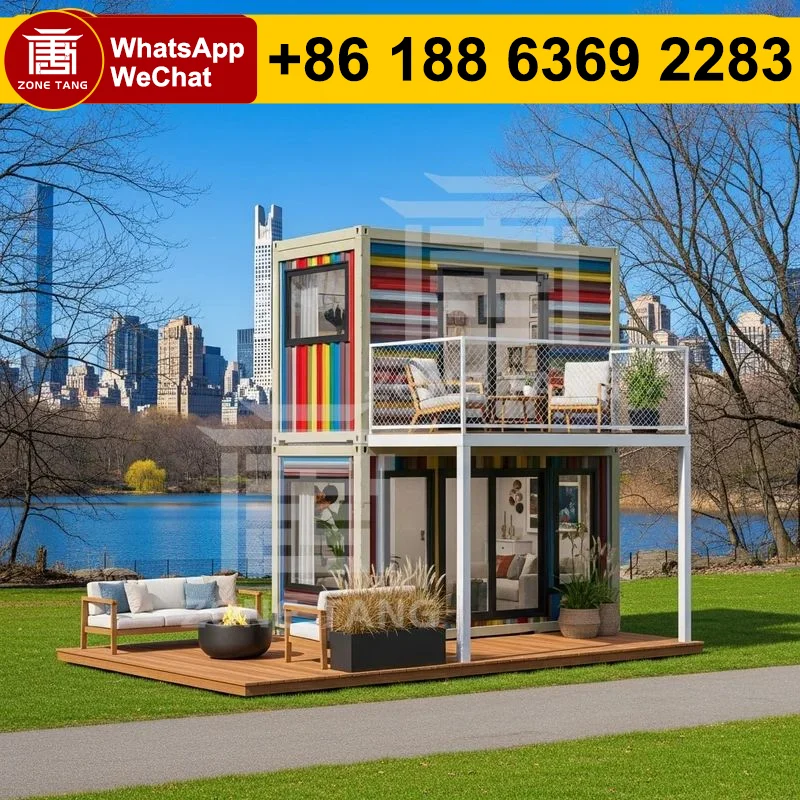 

Readymade Homes Beautiful Container Houses Durability Customize Color Factory Prefabrication Flat Pack Home Urban Living Durable