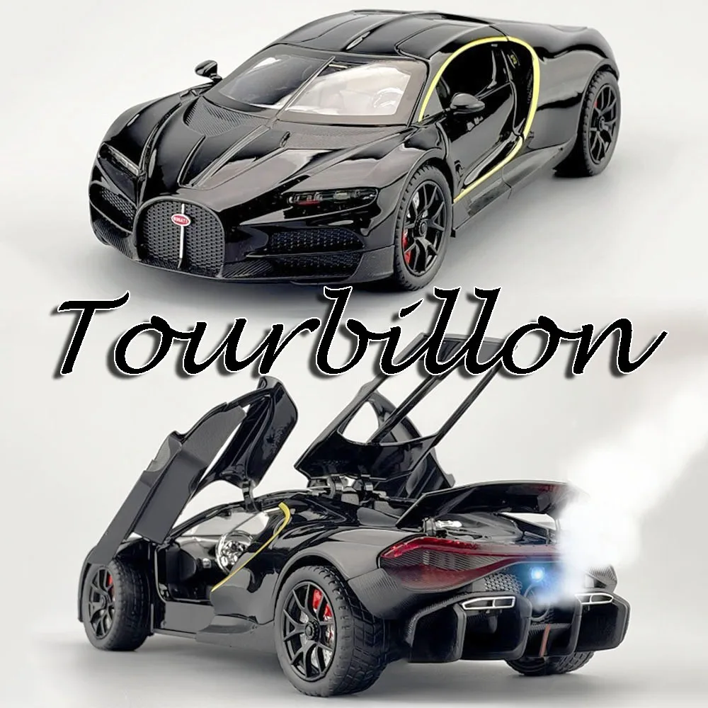 1:24 توربيون EVO لعبة مجسمة رذاذ السيارات الخارقة سبيكة دييكاست الصوت ضوء الأبواب مفتوحة التراجع هدايا عيد الميلاد للأطفال البالغين