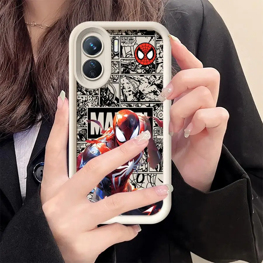 Funda de teléfono Spider Man Steve Rogers para Xiaomi Redmi Note 13 Pro 11 12 5G 12S 10 4G 11Pro 12ProPlus Funda a prueba de golpes