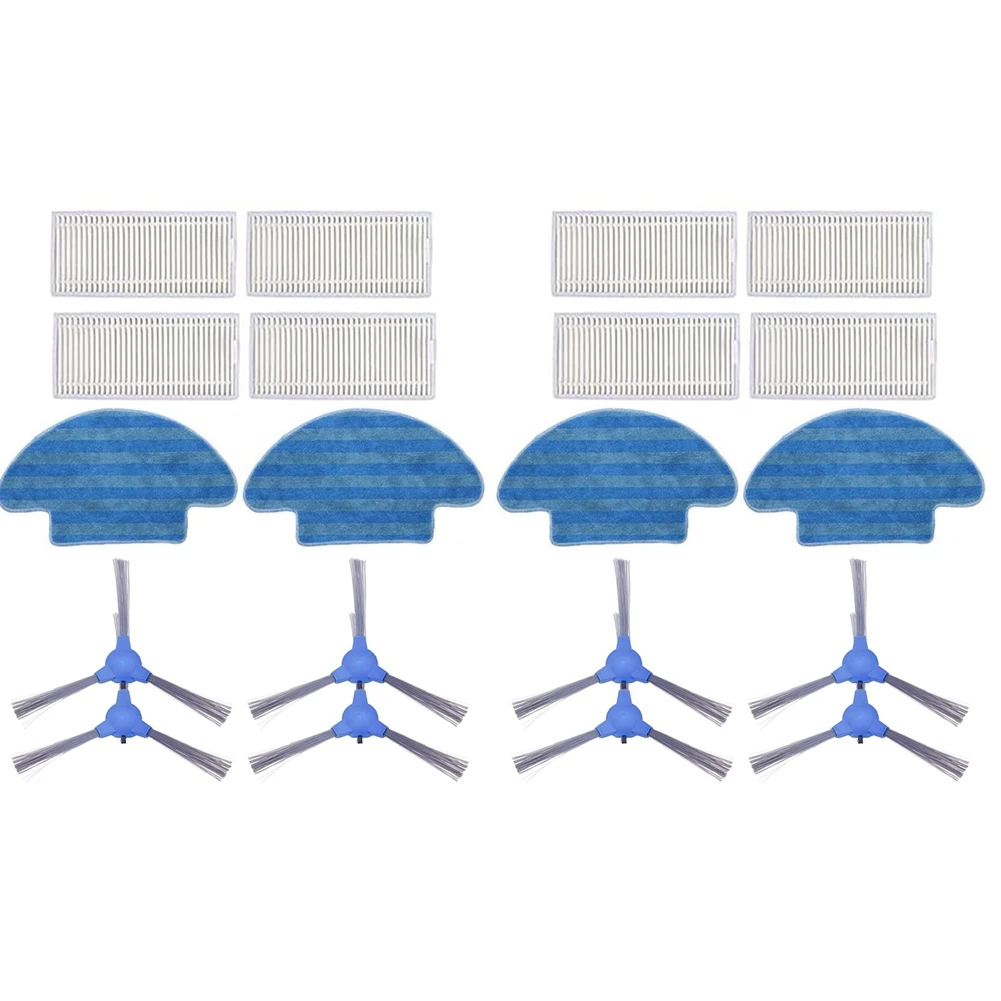 【Must-Haves】2X Robot aspirador filtro HEPA paño de mopa para piezas de Robot aspirador Conga serie 950