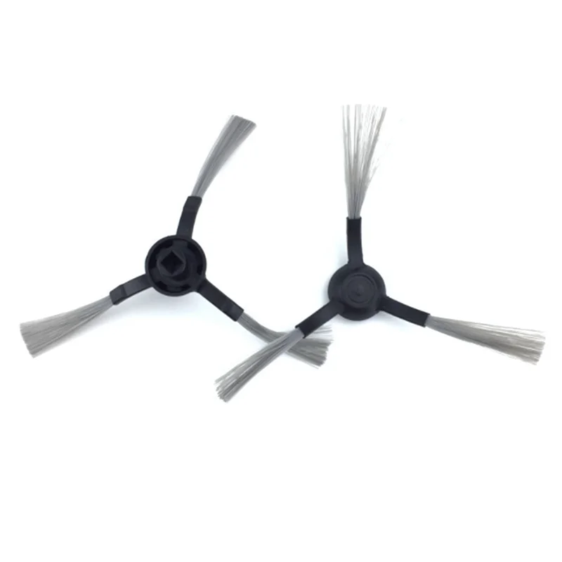 فرشاة جانبية مكنسة 4 قطع لقطع غيار المكنسة الكهربائية الروبوتية Mi 1C قطع غيار الفرشاة الجانبية فرشاة جانبية سوداء