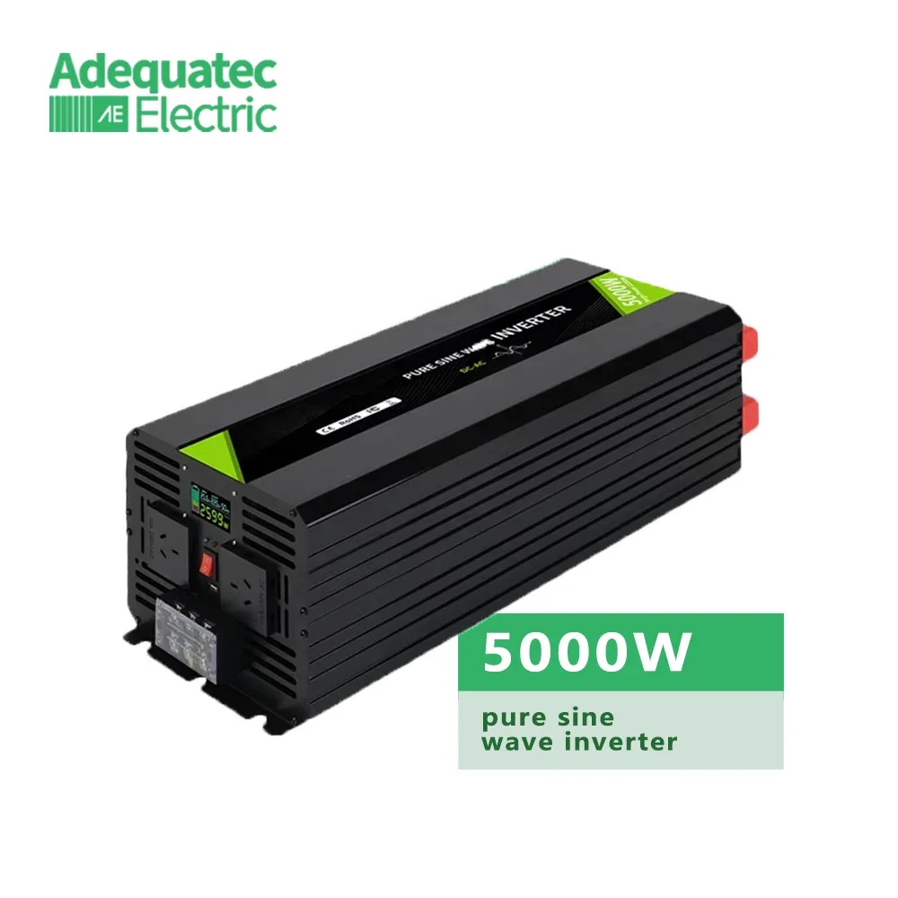 AE Hot sale 5000w car invert  12v 24v 48v to 110v 220v  pure sine wave solar inverters