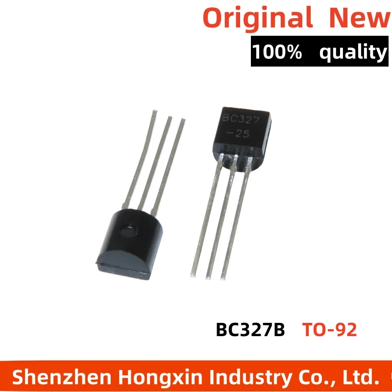 

100 pieces New BC327 BC327B BC327-25 TO-92 Direct Insertion Transistor NPN Transistor 0.8A/45V