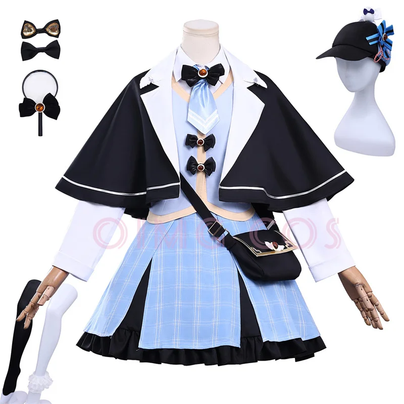 

Magical Girl Witch Trial Shirley Cosplay Costume Uniform Chinese Halloween Women Costumes Game