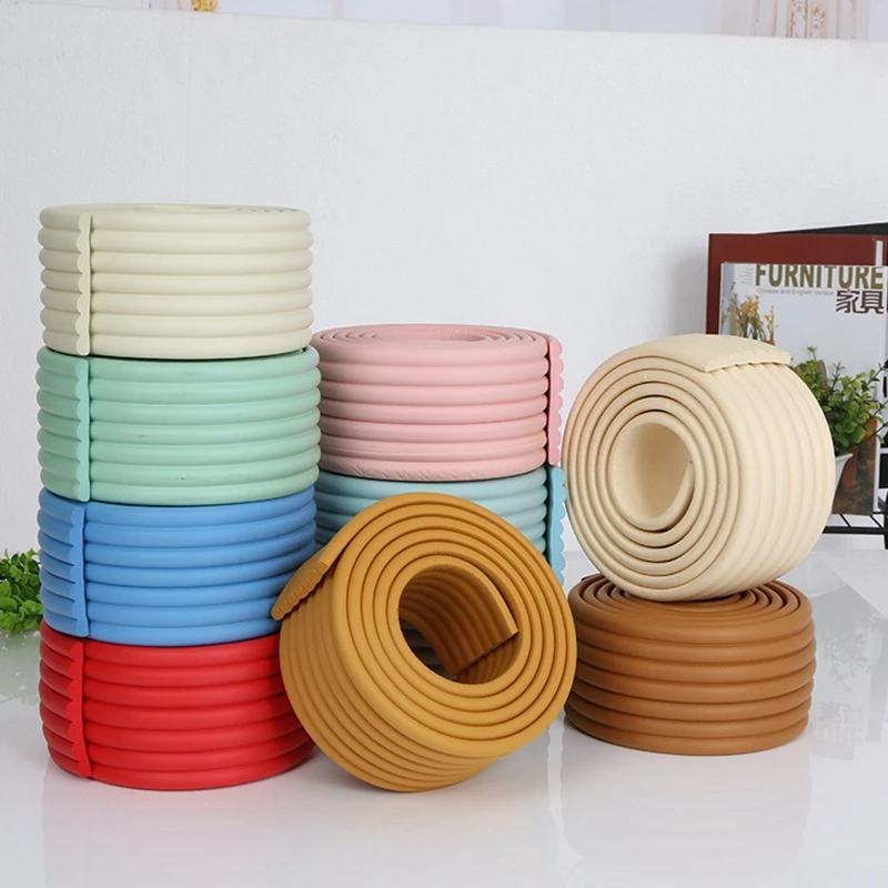 2M thickened baby safety protection strip table edge protection strip corner furniture corner child safety foam protection