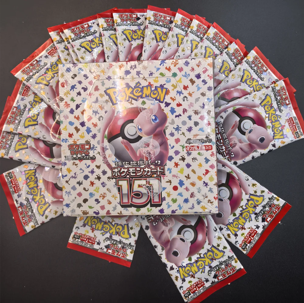 DIY PTCG Pokemon Card 151 SV2a Booster Box Japans Engels Frans Spaans Scarlet & Violet Anime Collectie Kaart Speelgoed Cadeau