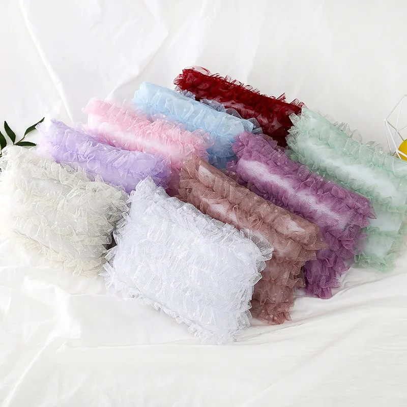 Newborn Baby Hat Pillow Photography Props 2pcs Set Multicolor Lace Sheer Cotton Headwear Cushion Studio Photoshoot Accessories