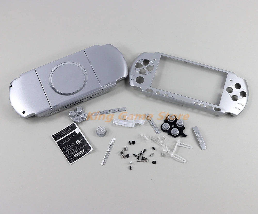 1 مجموعة/وحدة غطاء غلاف كامل مع مجموعة أزرار لوحدة التحكم في الألعاب PSP3000 PSP 3000