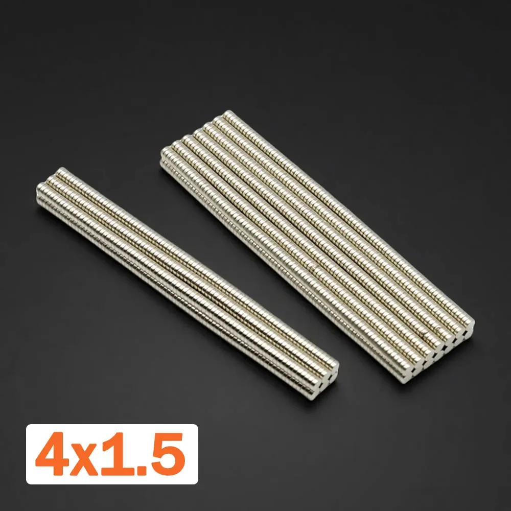 Picture 3: 4x1.5MM Round Small Magnets Decorative Organizer for Refrigerator, DIY, Office, Crafts - imanes redondos