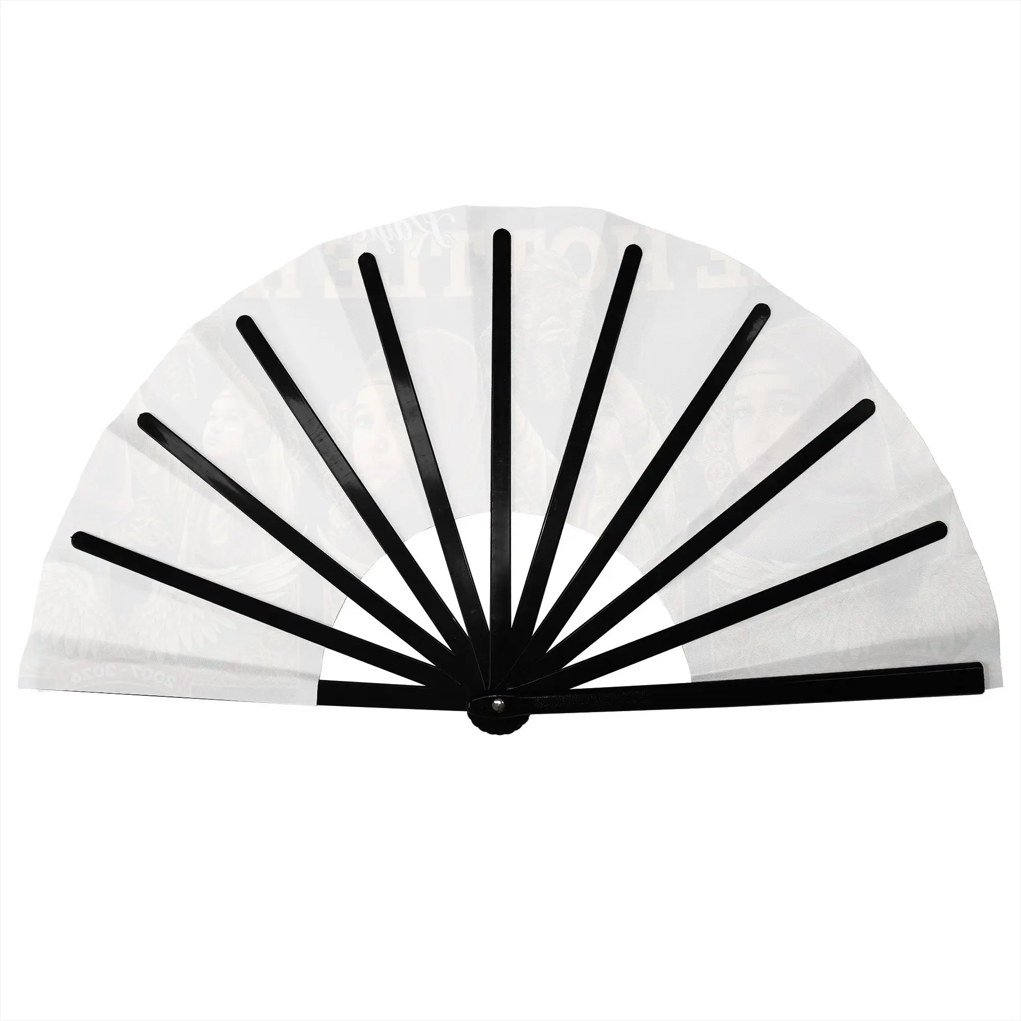 Kaylee Hottle Actor Folding Hand Fan Custom Timeless  Polyester Fabric Fan Funny Summer Accessory Decorative Fans