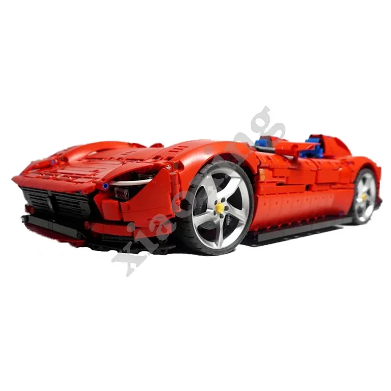 MOC-128423 Classic Racing F90 SP1 and SP2 1:8 Scale Sports Car 4033PCS for 42143 Building Block Toys Kids Fun Toys Birthday Gift