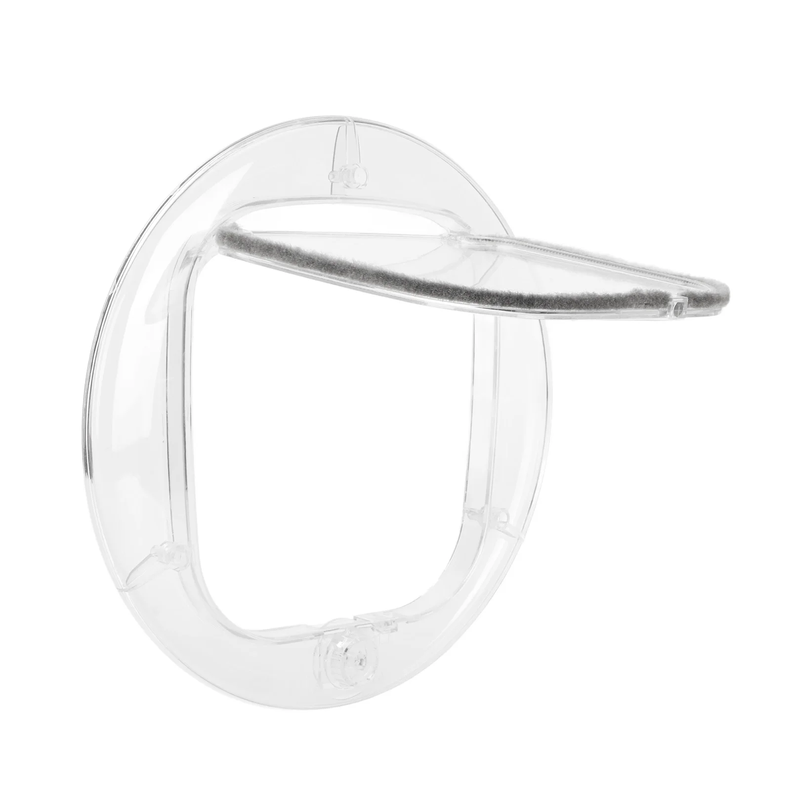 

Cat Door For Interior Exterior Doors Transparent 4 Way Locks Silent Brush Strip Strong Magnetic Strip Pet Door For Cats And Dogs