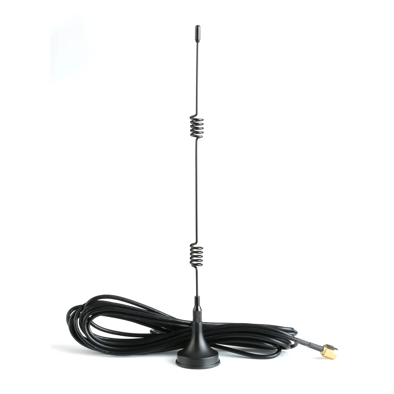 2.4G 8DBI High Gain Suction Cup Antenna WIFI ZigBee Omnidirectional Suction Black Cup Antenna 8DBI Router Network Card Module