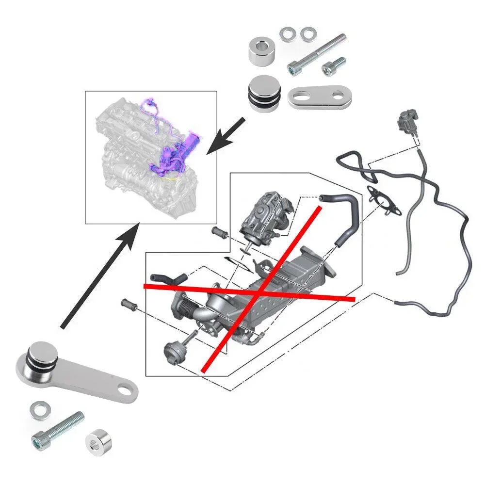 valve gasket repair kit for bmw b47 2.0 d f20 f21 f22 f23 f30 f31 f32