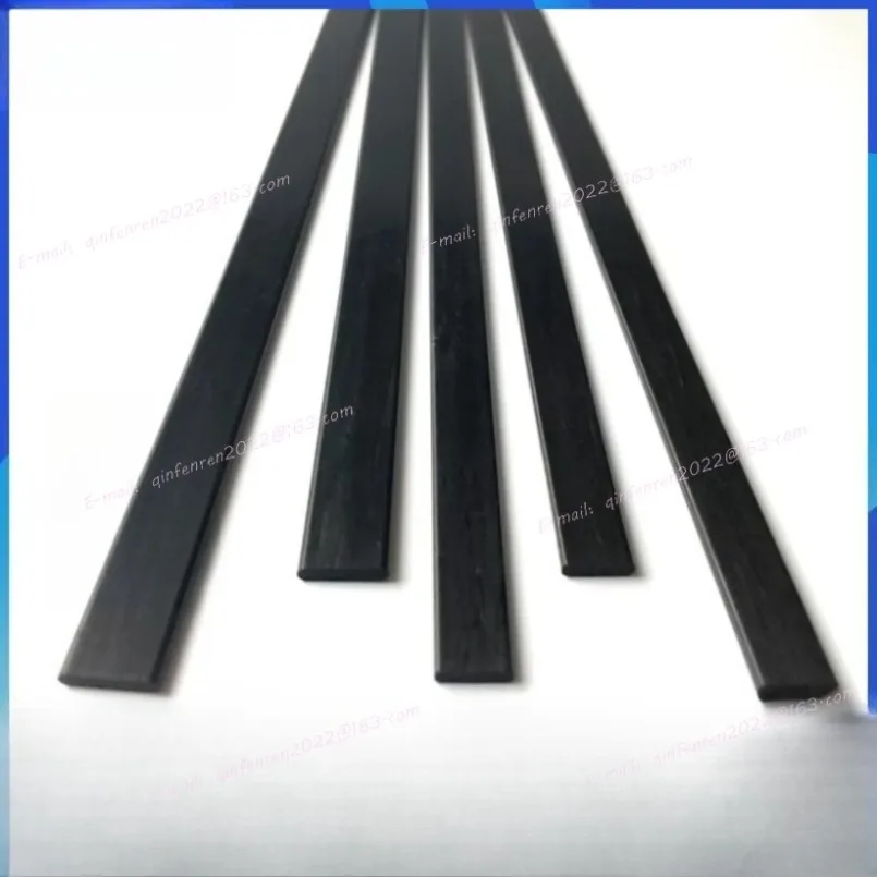 500mm length Pultruded Carbon Fiber Strip,CRP Strip , carbon fiber batten, carbon fiber bars