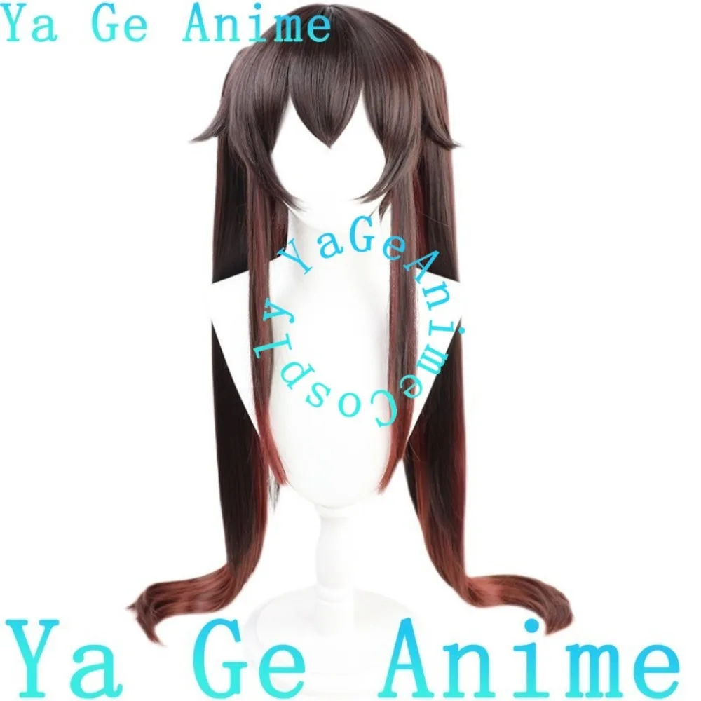 

Ya Ge Аниме-магазин Genshin Impact Hu Tao Косплей Парик Съемные пучки с общим двухцветным градиентом на складе Парики