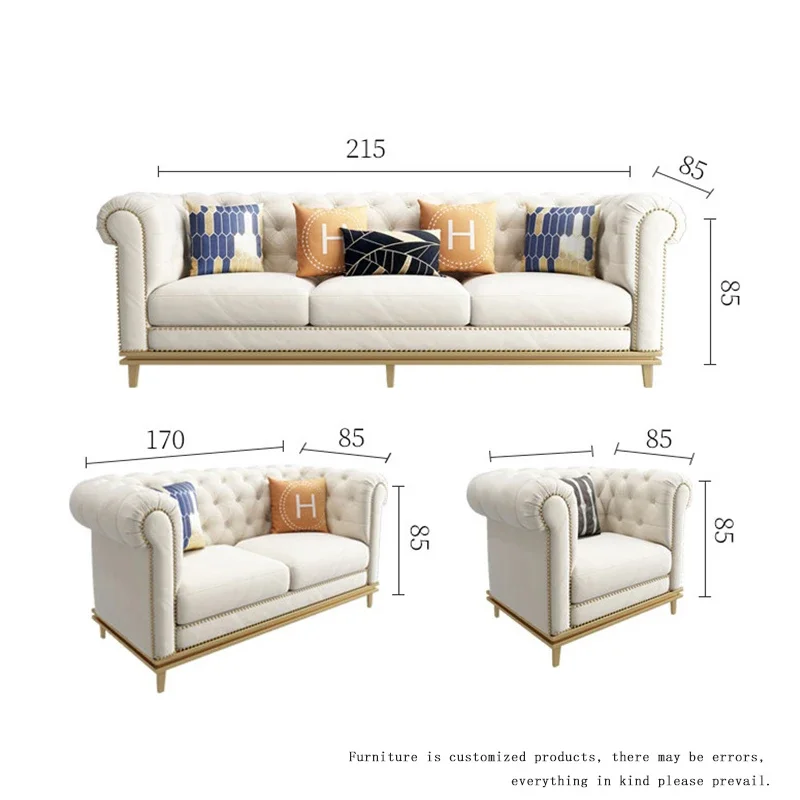 luxury Sofa Set designs couch modern living room Furniture sectionals fabric for chesterfield sofa set modernos e luxuosos