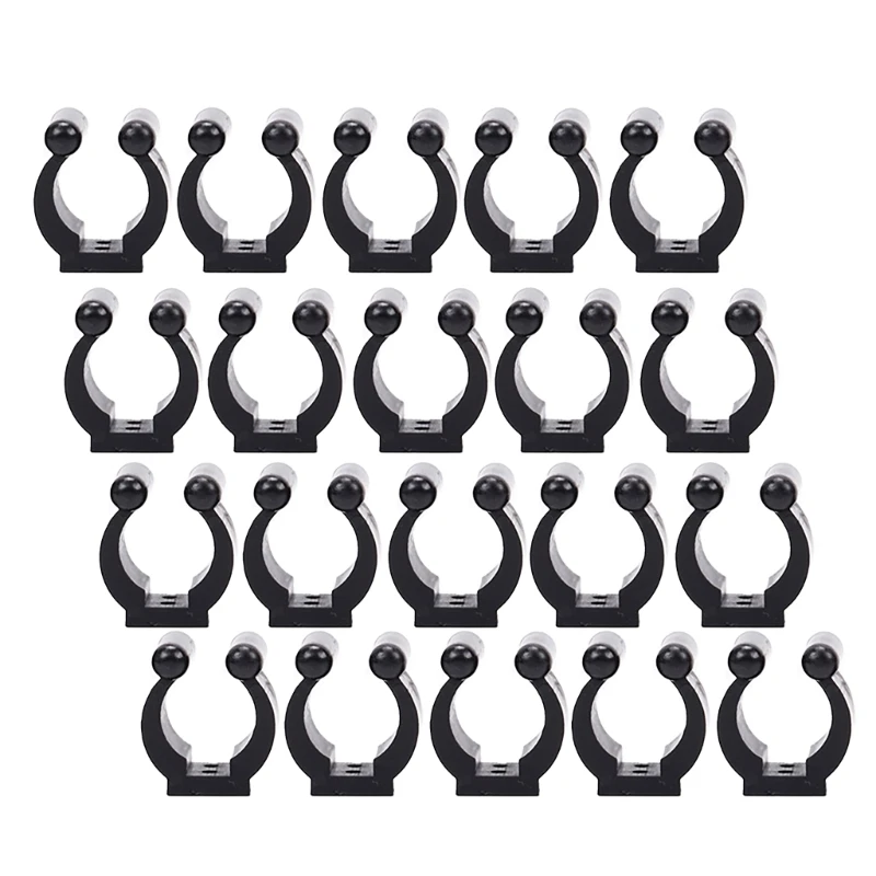 20Pcs Billiards Pool Cue Clip Fishing Rod Storage Clip for Fishing Rod, Pool Cue