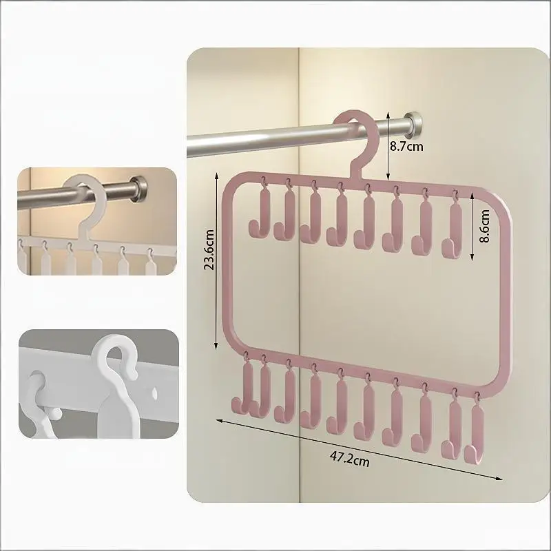 Multifunctional Storage Hanger Hook Clip For Vest Underwear Camisole Hat Clothes Drying