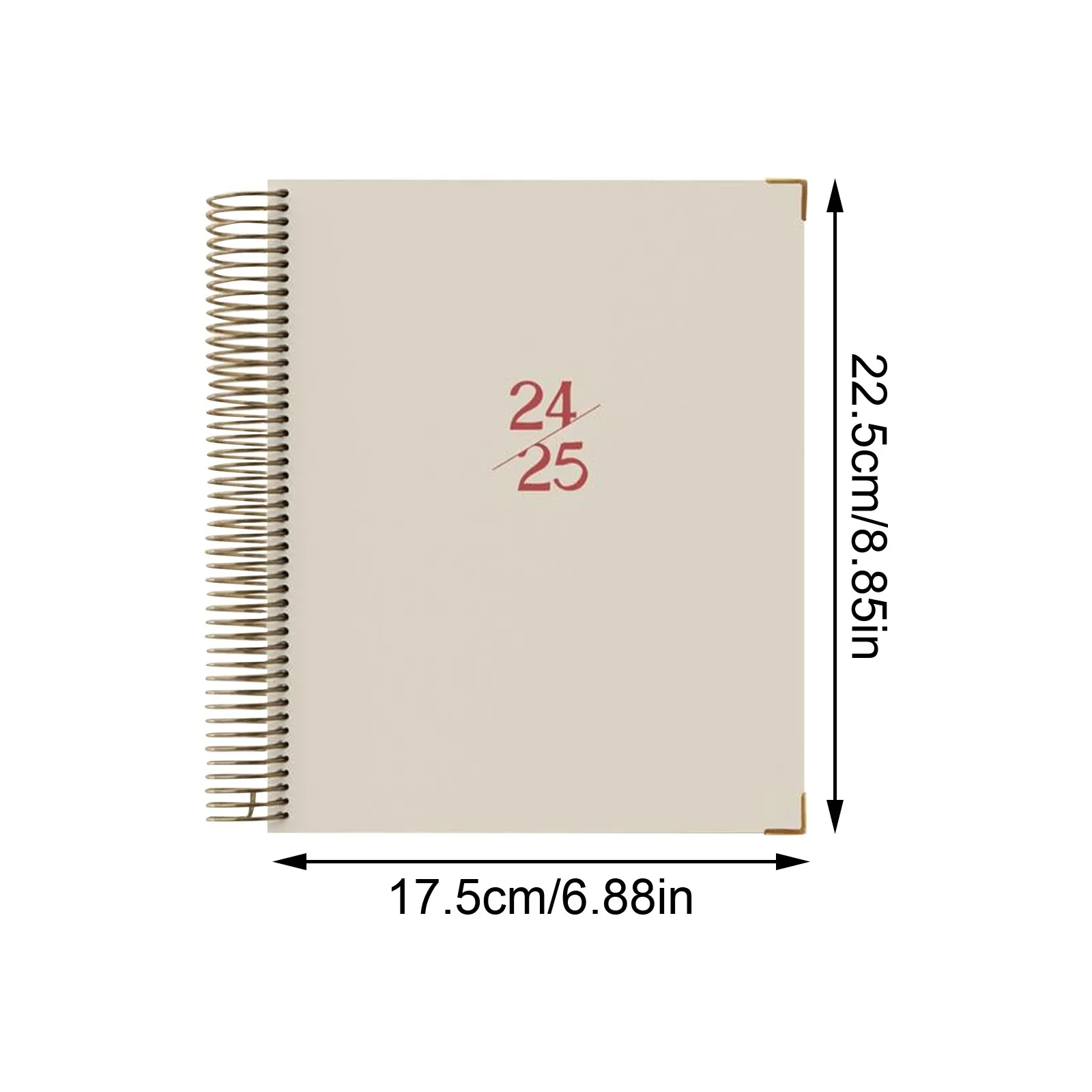 Durable 2024-2025 Planner Jul 2025 Academic Planner 2024-2025 2024-2025 Planner Weekly And Monthlya5tabs Hardcover Back Pocket