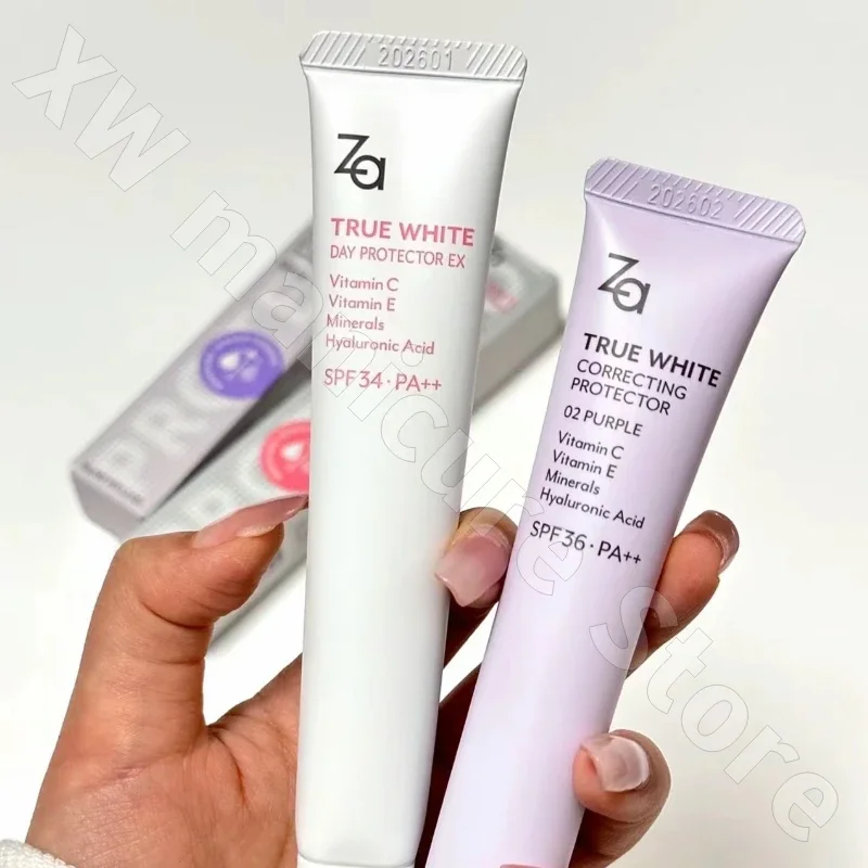 Za-Crema de aislamiento Base de maquillaje, 3 en 1, poros invisibles, ilumina el tono de la piel, hidratante, corrector, efecto de protección solar