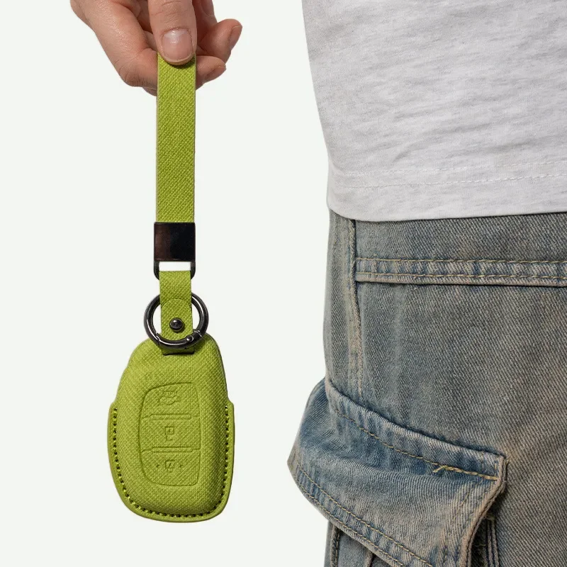 for Hyundai ix25 ix35 Elantra Reina Verna Fiesta Car Keychain Key Cover view 4