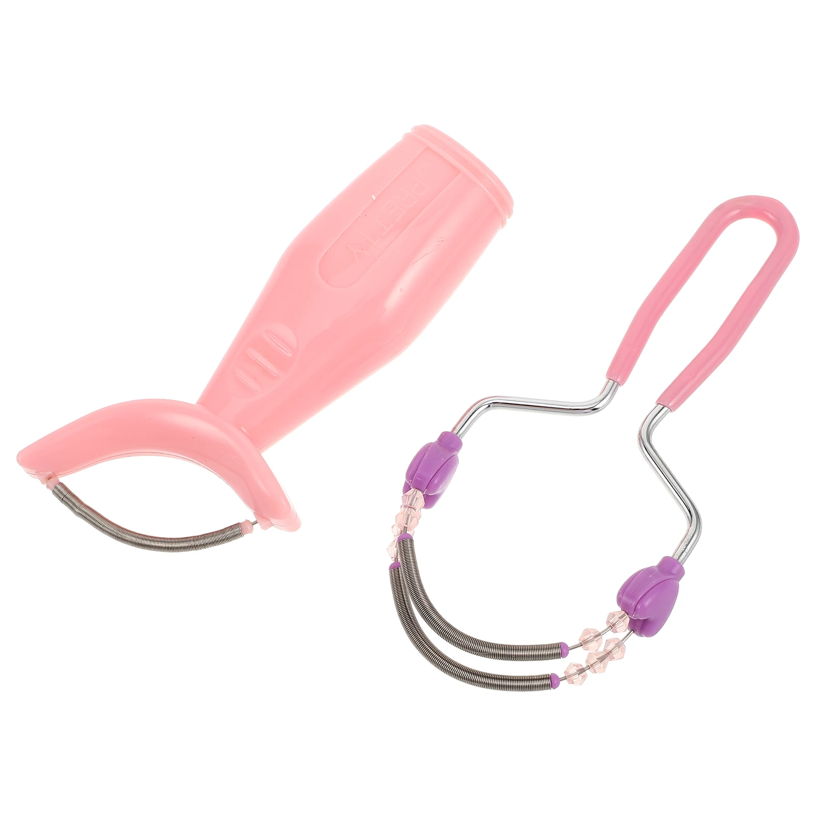 

2pcs Manual Hair Remover Facial Device Epilator Women Plastic Spring Tool Face Lip Precision Portable Design Effortless Sweat