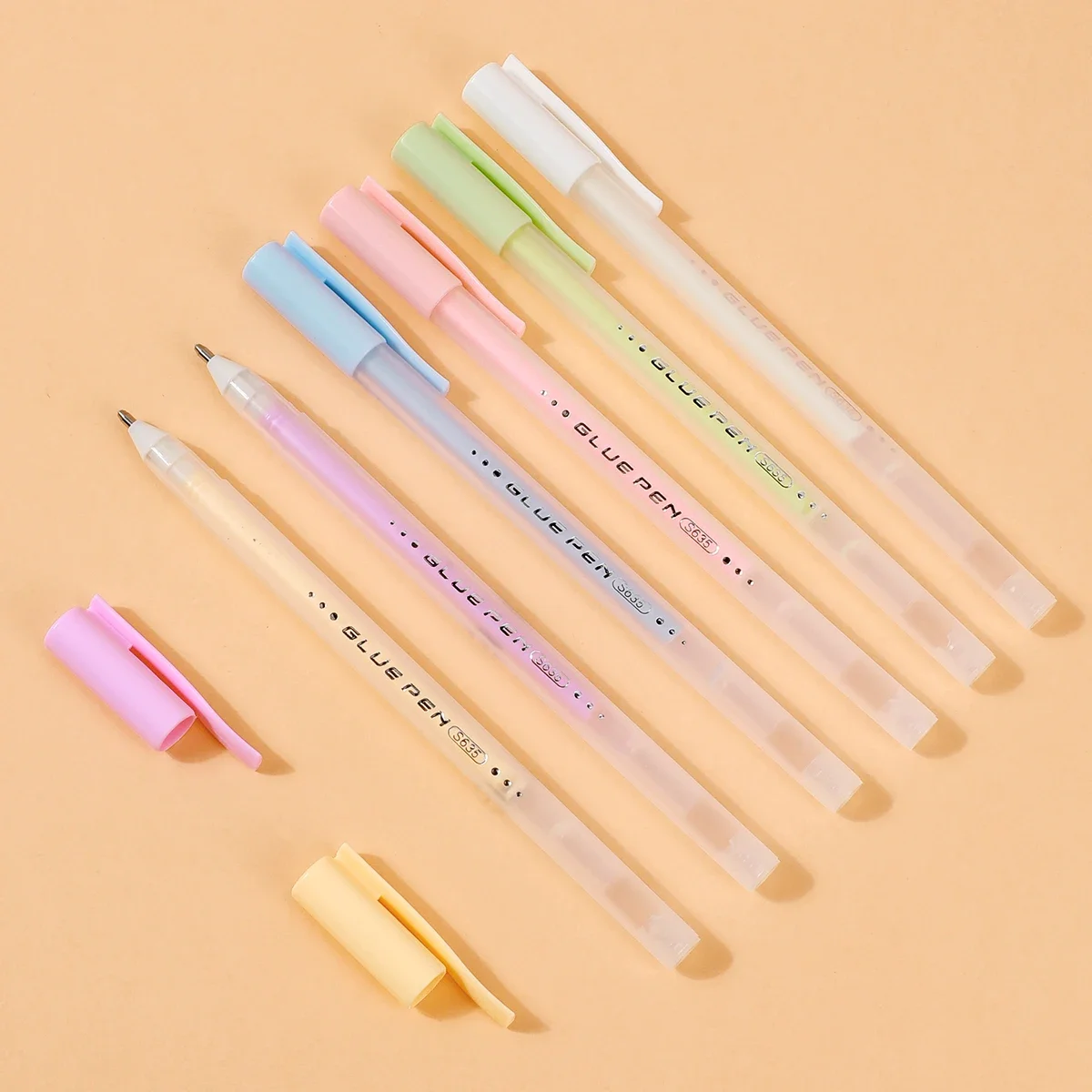 1pc of High-looking Quick-drying Pen-shaped Dispensing Pens for Dot Line and Surface Coating used for DIY Handbook Sticker