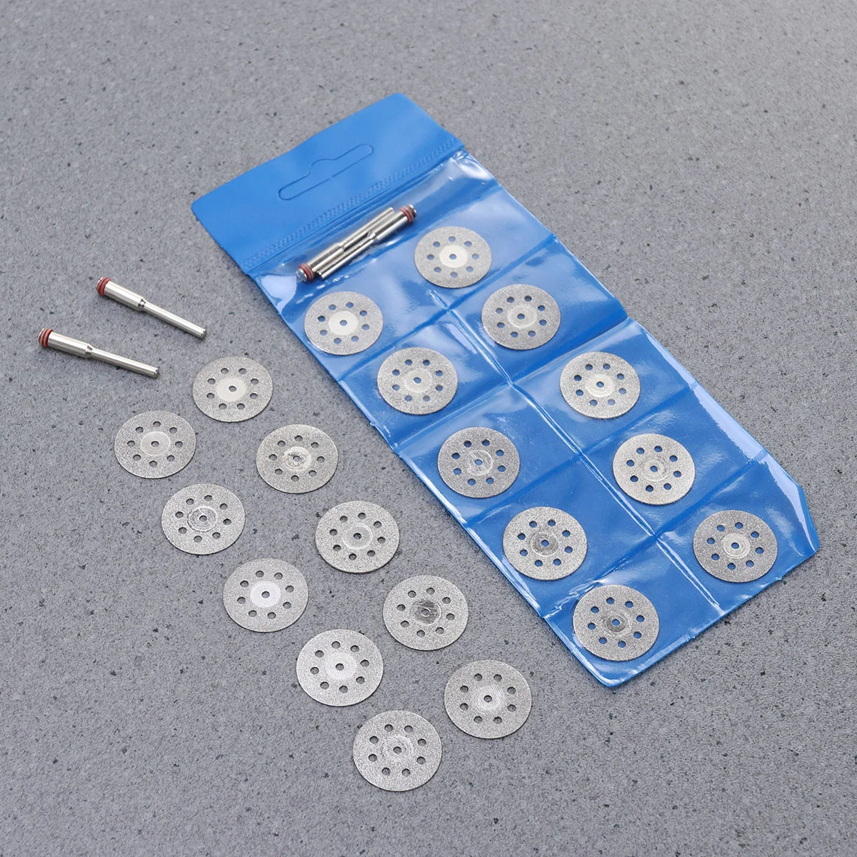 20pcs Diamond Grinding Cutting Discs Rotary Cut-off Wheels Blades with 4 Mandrel (22mm) Diamond Cutting Discs