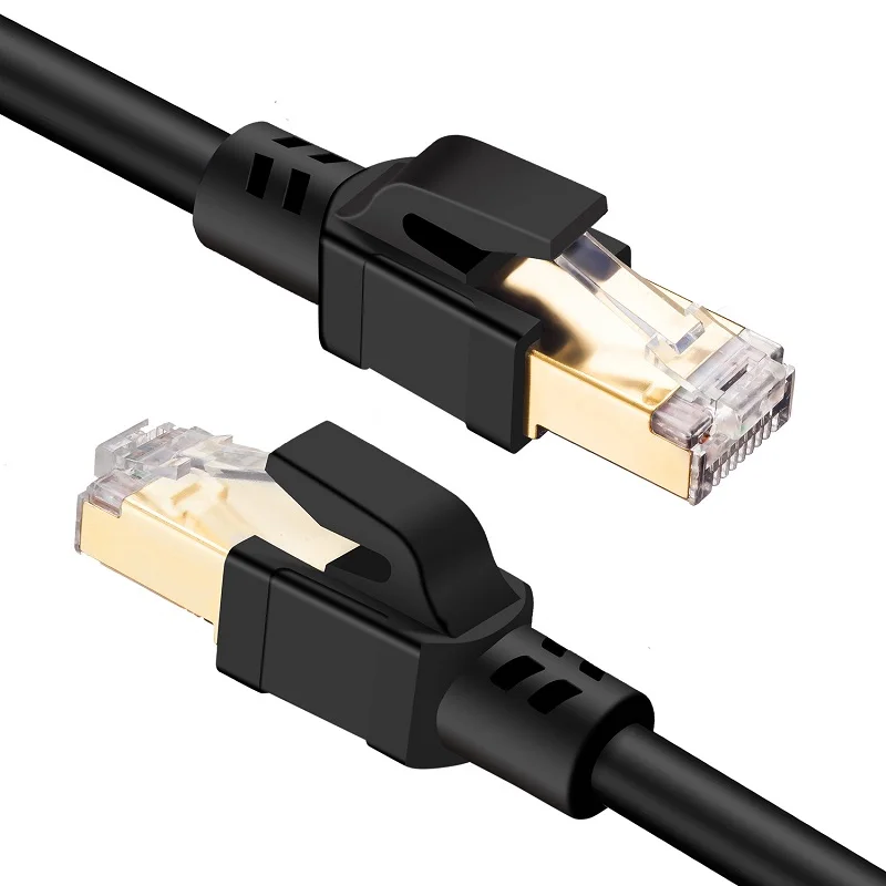 Ethernet Cable CAT8 40Gbps 2000MHz CAT 8 Networking Internet Lan Cord for Laptops PS 4 Router RJ45 Cable