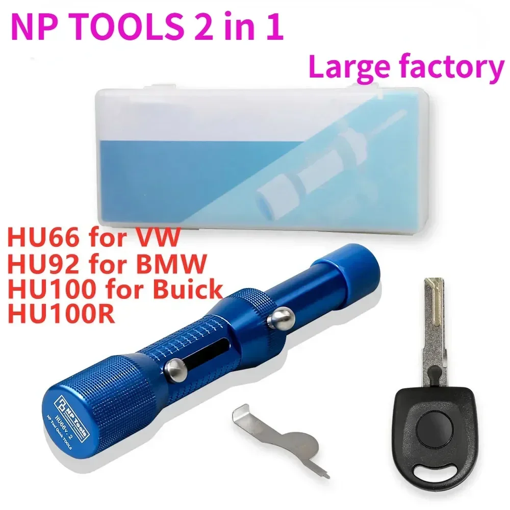 NP TOOLS 2 in 1 HU66 V.2 for VW Audi HU92 V.2 for BMW HU100 for Buick Chevrolet HU101 for Ford Auto Locksmith Repairing Tools