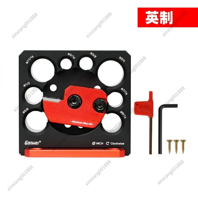 Adjustable Aluminum Round Rod Maker Electric Drill Matching Wood Rounder Square Strip Timber Dowel Making Tool