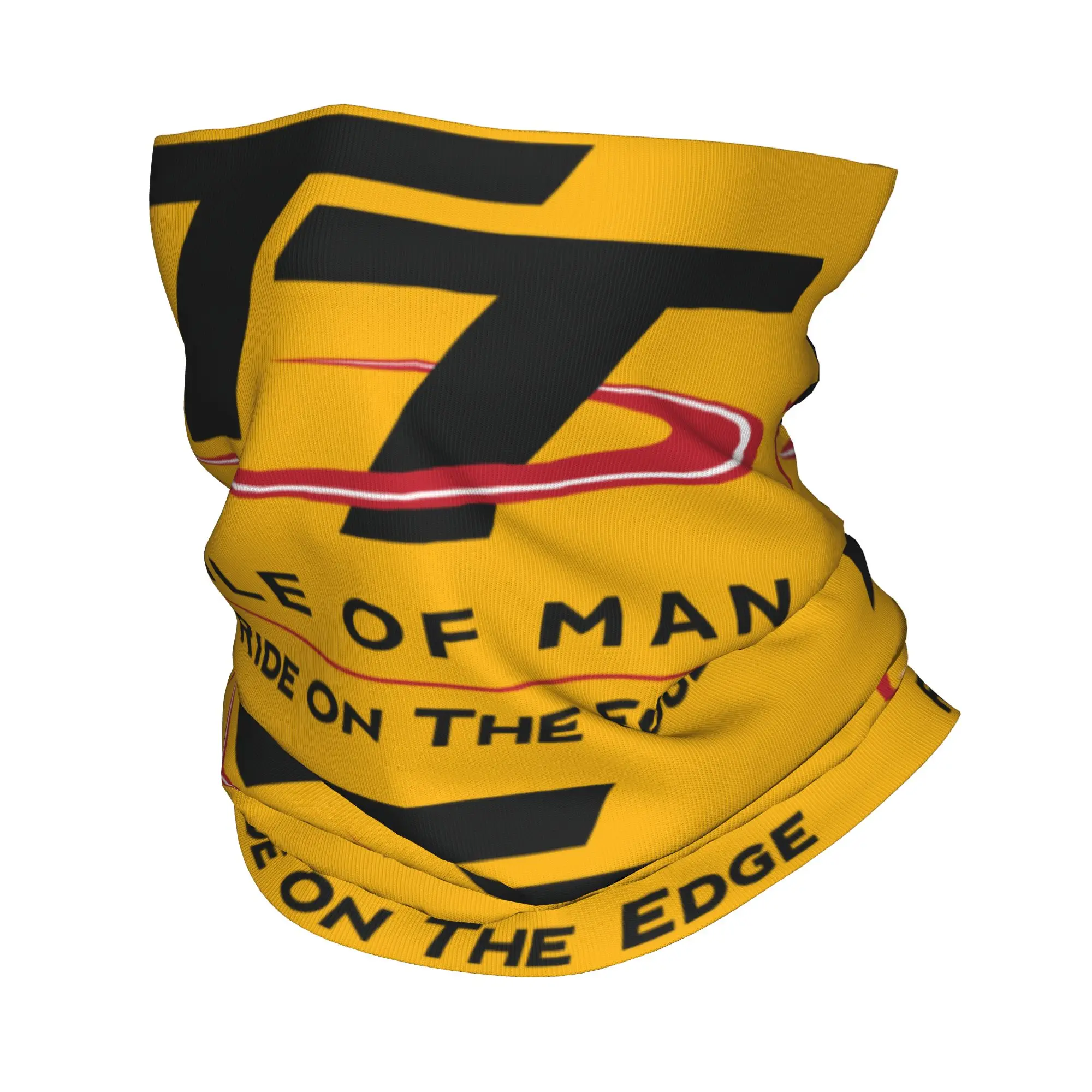 

Custom Isle Of Man TT Winter Headband Neck Warmer Women Men Ski Running Tube Scarf Motorcycle Face Bandana Gaiter