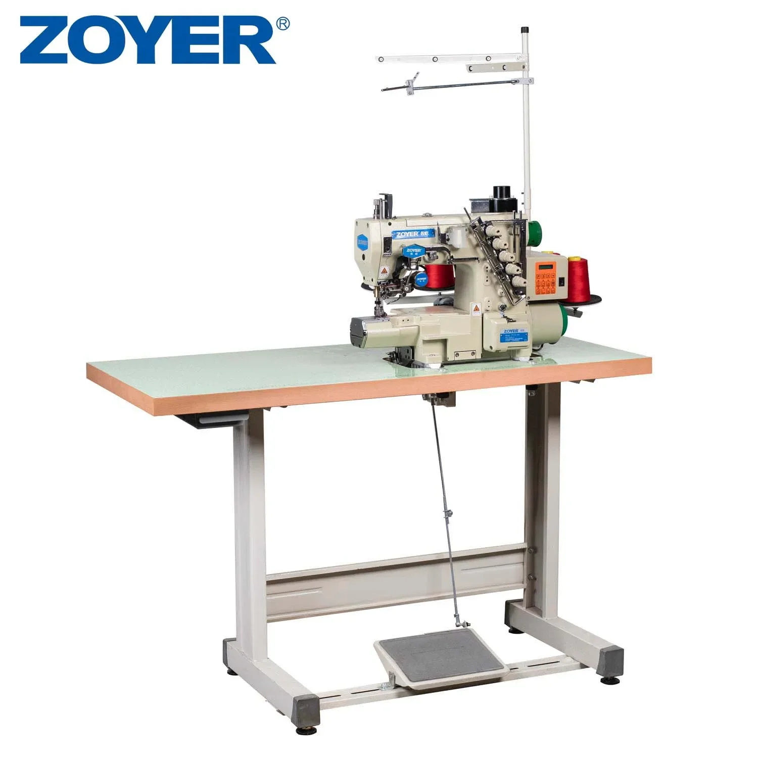 ZY787-01DA Zoyer industrial automatic interlock cylinder bed sewing machine price pegasus