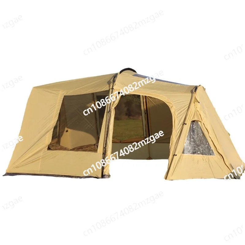 

Rear tent Outdoor portable tunnel tent, thickened rain and sun protection car side tent